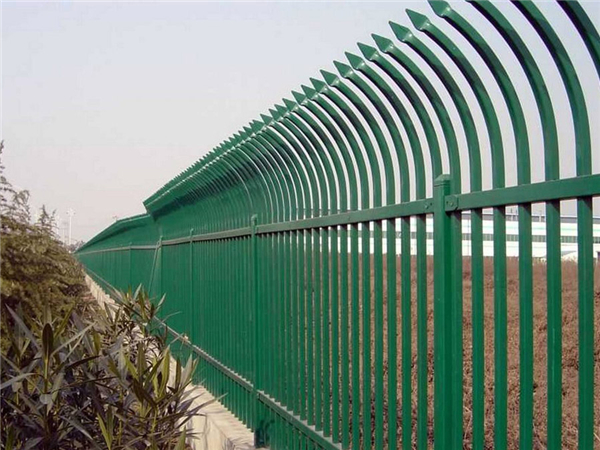 單向彎防攀爬鋅鋼護欄 單向彎防攀爬鋅鋼護欄