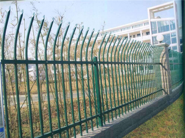 單向彎防攀爬鋅鋼護欄 單向彎防攀爬鋅鋼護欄
